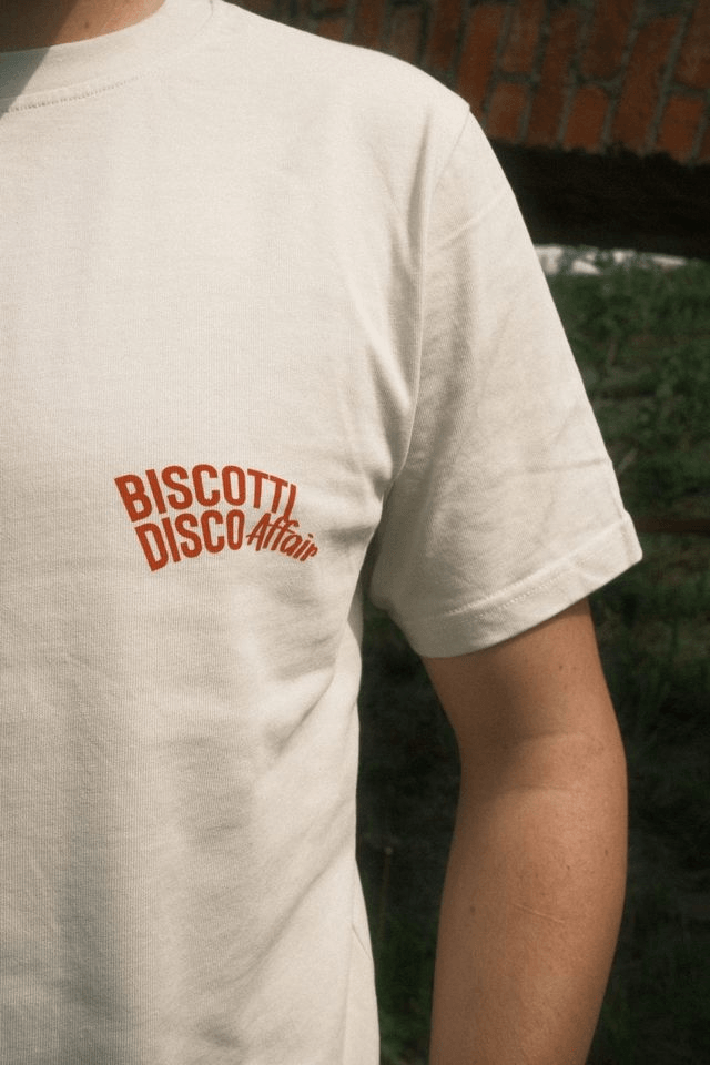 Vintage White Regular Tee - BISCOTTI DISCO AFFAIR 