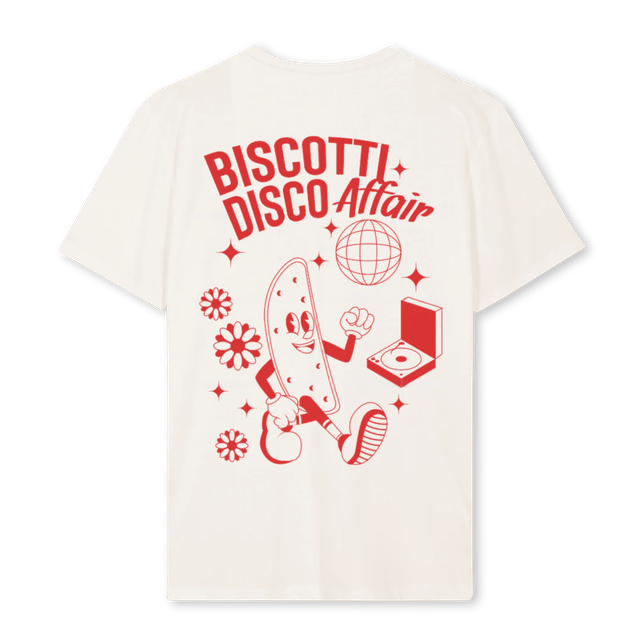 Vintage White Regular Tee - BISCOTTI DISCO AFFAIR 