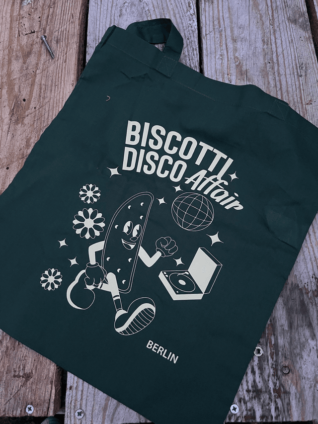 Limited edition: Biscotti Disco Affair Totebag